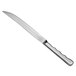 A Vollrath stainless steel carving knife with a silver handle.