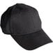 A black Henry Segal 6-panel cap with mesh back.