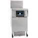 A large stainless steel Frymaster gas fryer with a digital display.