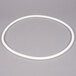 A white rubber gasket with a white circle.