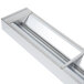 A stainless steel APW Wyott food warmer with a long metal handle.