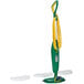 A Bissell green and white PowerSteamer mop with a yellow cable.