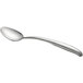A Tablecraft stainless steel serving spoon with a silver handle.