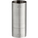 A stainless steel cylinder with 1 oz. and 2 oz. measurements on it.
