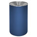 A blue and silver Ex-Cell Kaiser Premier Series waste receptacle.