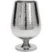 An American Metalcraft hammered stainless steel wine cooler.