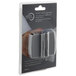 A package of two Mercer Culinary pocket knife sharpeners with black and silver plastic clamps.