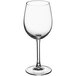 An Arcoroc Romeo wine glass with a stem on a white background.