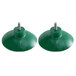 A pair of green Garde suction cup feet.