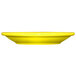 A yellow International Tableware Cancun saucer on a white background.