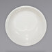 An International Tableware Catania stoneware bowl with blue bands on a white background.