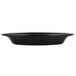 An International Tableware black stoneware rarebit bowl.