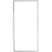 A white rectangular gasket for Avantco refrigerators and freezers.