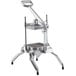 A stainless steel Choice Prep square lettuce chopper with a handle.