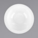 A white porcelain bowl with a circular edge.