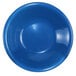 A close-up of a light blue International Tableware stoneware bowl.