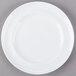 A 10 Strawberry Street Taverno white porcelain bread and butter plate with a rim.