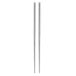 A pair of Front of the House 18/10 stainless steel chopsticks on a white background.