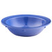 An Elite Global Solutions melamine fruit dish in blue on a white background.