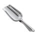 A Vollrath heavy-duty stainless steel bar scoop with a handle.