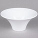 An American Metalcraft white melamine flared round serving bowl.