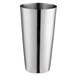 An American Metalcraft stainless steel cup with a handle.