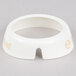 A white circular plastic collar with beige text reading "Fat Free 1000 Island"
