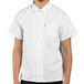 A man wearing a Uncommon Chef white cook shirt.