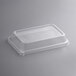 A white Eco-Products take-out lid on a clear plastic container.