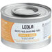 A case of 24 Leola chafing dish fuel cans with safe pad.