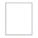 A white rectangular vinyl magnetic door gasket with a white background.