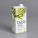 A carton of Tazo green tea matcha latte concentrate.