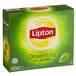 A box of Lipton Classic Green Tea Bags on a white background.