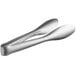 American Metalcraft stainless steel tongs with a hammered finish.