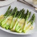A plate of asparagus with Knorr Ultimate Hollandaise sauce.