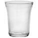 A 6 pack of Duralex clear glass tumblers on a white background.