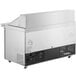 An Avantco stainless steel refrigerated sandwich prep table with 2 doors.