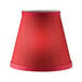 A Hollowick Empire crimson candlestick lamp shade in red.