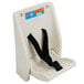 A cream Koala Kare child protection seat with a black strap.