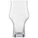 A Schott Zwiesel clear Stout Beer Glass with a curved rim on a white background.