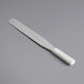 A Dexter-Russell Sani-Safe baking/icing spatula with a white plastic handle.
