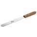 An Ateco baking / icing spatula with a wood handle.