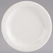 A Homer Laughlin ivory china plate with a narrow rim.