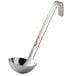 A Vollrath stainless steel ladle with a short handle.