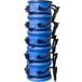 A stack of blue XPOWER FC-300 shop fans with black handles.