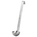 A Vollrath stainless steel ladle with a curved handle.