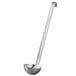 A Vollrath stainless steel ladle with a long handle.