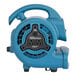 A blue XPOWER air blower with black outlet covers.