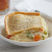A Spring Glen Fresh Foods baked chicken pie with vegetables.