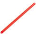 A red pointed straw.